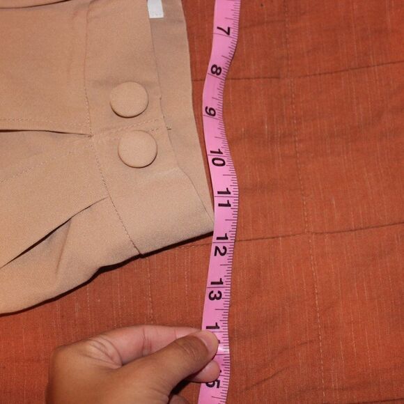 4TH Reckless Tan High Rise Wide Leg Dress Pants Women's Size S - Picture 8 of 10